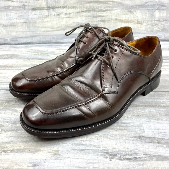 Cole Haan Brown Leather Oxfords Lace-Up Dress Shoe Formal Men’s 10M - Picture 2 of 16